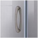 Prime 33" Wide x 74 3/4" High Semi-Frameless Clear Glass Sliding Shower Enclosure - Includes Shower Base - image 7