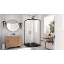 Prime 74-3/4" High x 33" Wide x 33" Deep Sliding Framed Shower Enclosure with Clear Glass - image 15