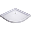 Prime 33" Wide x 74 3/4" High Semi-Frameless Clear Glass Sliding Shower Enclosure - Includes Shower Base - image 8