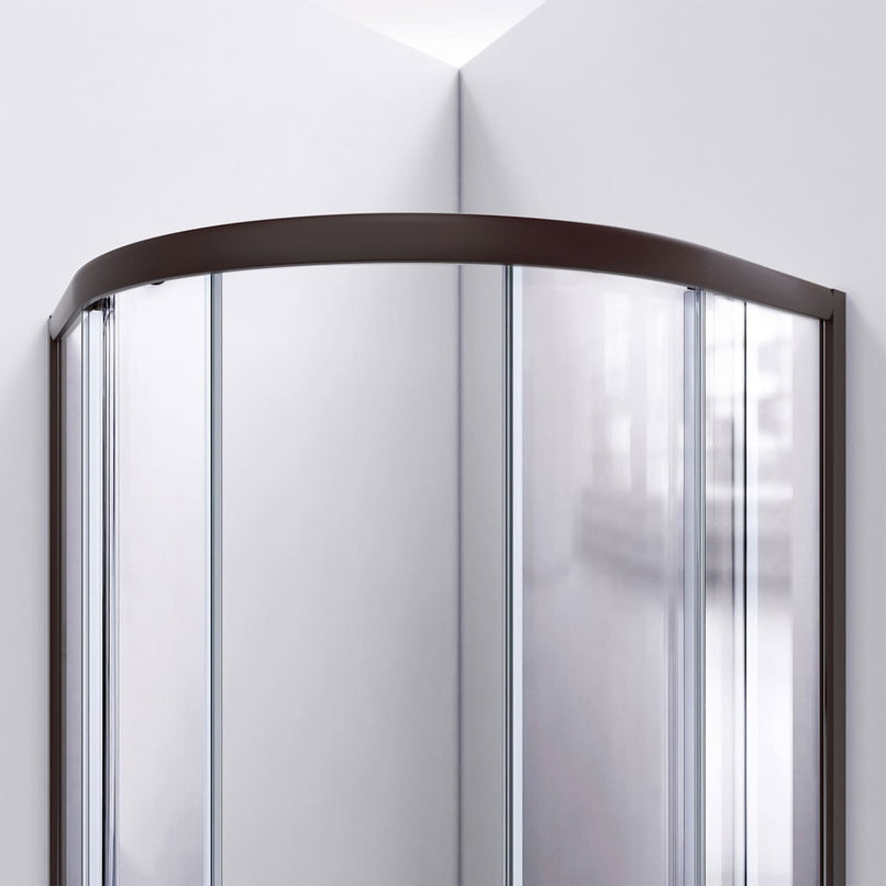 Prime 36" Wide x 74 3/4" High Semi-Frameless Clear Glass Sliding Shower Enclosure - Includes Shower Base - image 15