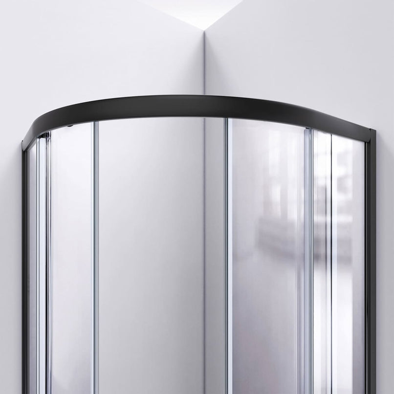 Prime 36" Wide x 74 3/4" High Semi-Frameless Clear Glass Sliding Shower Enclosure - Includes Shower Base - image 19