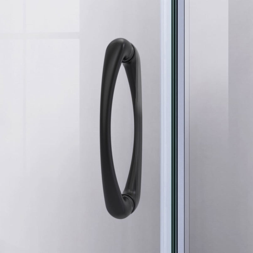 Prime 36" Wide x 74 3/4" High Semi-Frameless Clear Glass Sliding Shower Enclosure - Includes Shower Base - image 21