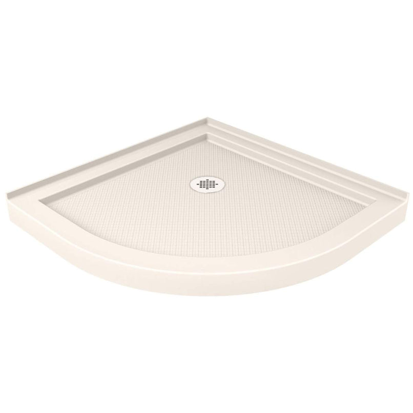 Prime 36" Wide x 74 3/4" High Semi-Frameless Frosted Glass Sliding Shower Enclosure - Includes Shower Base - image 8