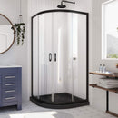 Prime 74-3/4" High x 36" Wide x 36" Deep Sliding Framed Shower Enclosure with Clear Glass - image 1