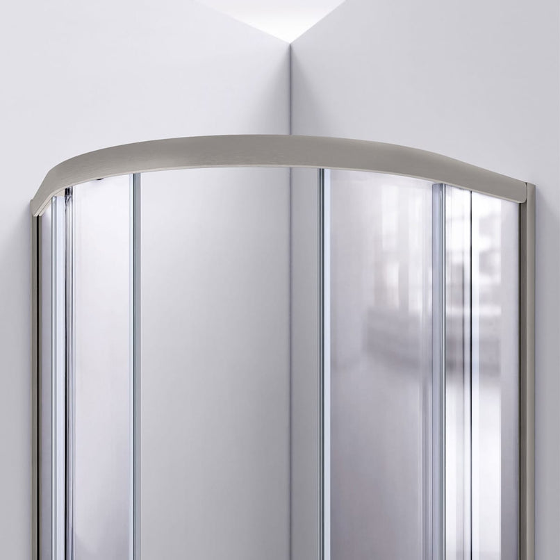 Prime 74-3/4" High x 36" Wide x 36" Deep Sliding Framed Shower Enclosure with Clear Glass - image 3