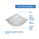 Prime 74-3/4" High x 36" Wide x 36" Deep Sliding Framed Shower Enclosure with Clear Glass - image 8
