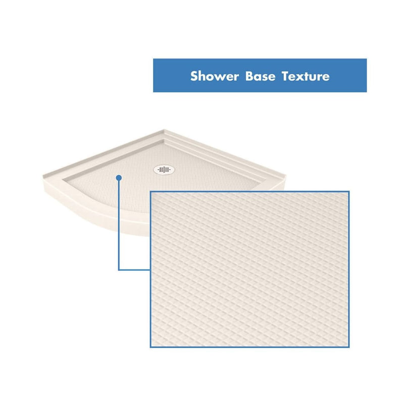 Prime 38" Wide x 74 3/4" High Semi-Frameless Clear Glass Sliding Shower Enclosure - Includes Shower Base - image 10