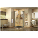 Prime 38" Wide x 74 3/4" High Semi-Frameless Clear Glass Sliding Shower Enclosure - Includes Shower Base - image 4