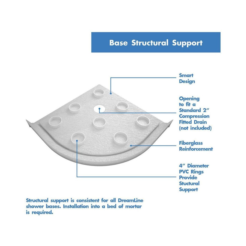Prime 38" Wide x 74 3/4" High Semi-Frameless Frosted Glass Sliding Shower Enclosure - Includes Shower Base - image 11