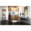 Flex 36" D x 36" W x 74 3/4" H Semi-Frameless Pivot Shower Enclosure with Biscuit Base - image 10
