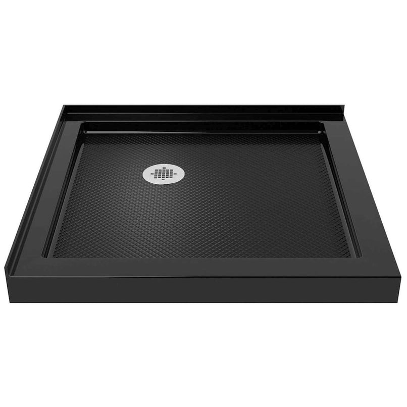 Flex 74-3/4" High x 36" Wide x 36" Deep Pivot Framed Shower Enclosure with Clear Glass and 36" Deep x 36" Wide Shower Base, and Return Panel - image 11