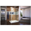 Flex 36" D x 48" W x 74 3/4" H Semi-Frameless Pivot Shower Enclosure with Right Drain Base Kit - image 10