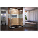 Flex 36" D x 60" W x 74 3/4" H Semi Frameless Shower Enclosure with Right Drain Base - image 11
