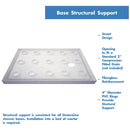 Flex 36" D x 60" W x 74 3/4" H Semi Frameless Shower Enclosure with Right Drain Base - image 14