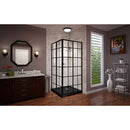 French Corner 74-3/4" High x 36" Wide x 36" Deep Sliding Framed Shower Enclosure with Clear Glass - image 5