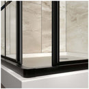 French Corner 74-3/4" High x 36" Wide x 36" Deep Sliding Framed Shower Enclosure with Clear Glass - image 10