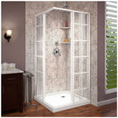 French Corner 74-3/4" High x 36" Wide x 36" Deep Sliding Framed Shower Enclosure with Clear Glass - image 14