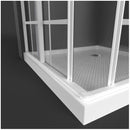 French Corner 74-3/4" High x 36" Wide x 36" Deep Sliding Framed Shower Enclosure with Clear Glass - image 16