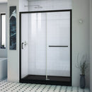 Infinity-Z 74-3/4" High x 54" Wide x 32" Deep Alcove Shower Module with Clear Sliding Shower Door, and Center Drain Base - image 1
