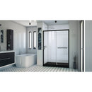 Infinity-Z 74-3/4" High x 54" Wide x 32" Deep Alcove Shower Module with Clear Sliding Shower Door, and Center Drain Base - image 2