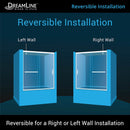 Infinity-Z 60" High x 56" Wide Alcove Shower Module with Clear Sliding Tub Door, and Acrylic Backwall Kit - image 24