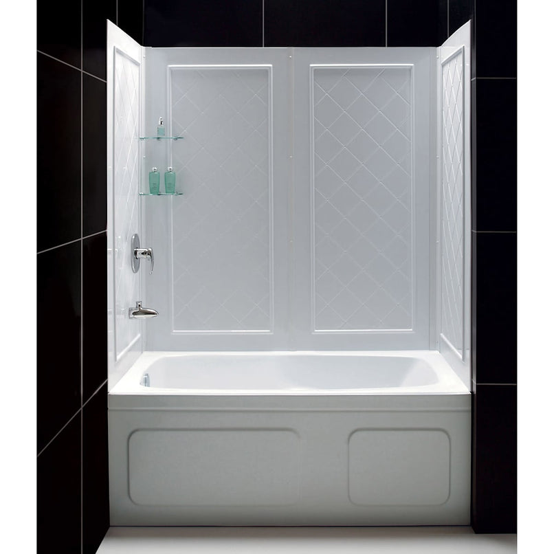 Infinity-Z 60" High x 56" Wide Alcove Shower Module with Clear Sliding Tub Door, and Acrylic Backwall Kit - image 6