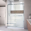 Encore 32" D x 54" W x 78 3/4" H Semi-Frameless Bypass Sliding Shower Door and SlimLine Shower Base Kit - image 2