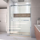 Encore 32" D x 54" W x 78 3/4" H Semi-Frameless Bypass Sliding Shower Door and SlimLine Shower Base Kit - image 10