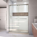 Encore 32" D x 54" W x 78 3/4" H Semi-Frameless Bypass Sliding Shower Door and SlimLine Shower Base Kit - image 12