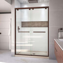 Encore 32" D x 54" W x 78 3/4" H Semi-Frameless Bypass Sliding Shower Door and SlimLine Shower Base Kit - image 14