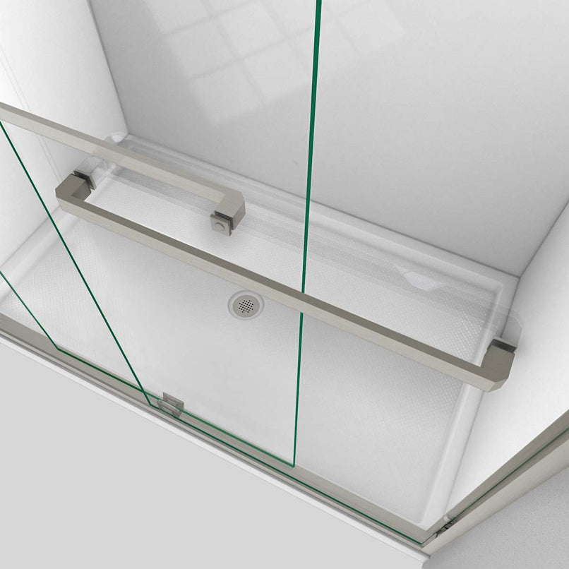 Encore 30" D x 60" W x 78 3/4" H Semi-Frameless Bypass Sliding Shower Door and SlimLine Shower Base Kit - image 23