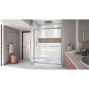Encore 30" D x 60" W x 78 3/4" H Semi-Frameless Bypass Sliding Shower Door and SlimLine Shower Base Kit - image 5