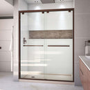 Encore 32" D x 60" W x 78 3/4" H Semi-Frameless Bypass Sliding Shower Door and SlimLine Shower Base Kit - image 14