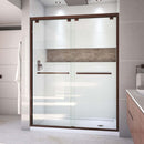 Encore 32" D x 60" W x 78 3/4" H Semi-Frameless Bypass Sliding Shower Door and SlimLine Shower Base Kit - image 6