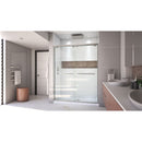Encore 36" D x 60" W x 78 3/4" H Semi-Frameless Bypass Sliding Shower Door and SlimLine Shower Base Kit - image 5