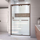 Encore 34" D x 48" W x 78 3/4" H Semi-Frameless Bypass Sliding Shower Door and SlimLine Shower Base Kit - image 6