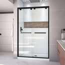 Encore 34" D x 48" W x 78 3/4" H Semi-Frameless Bypass Sliding Shower Door and SlimLine Shower Base Kit - image 8