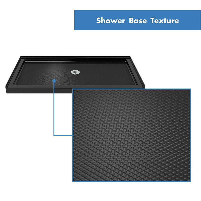 Infinity-Z 74-3/4" High x 60" Wide x 32" Deep Alcove Shower Module with Clear Sliding Shower Door, and Center Drain Base - image 9