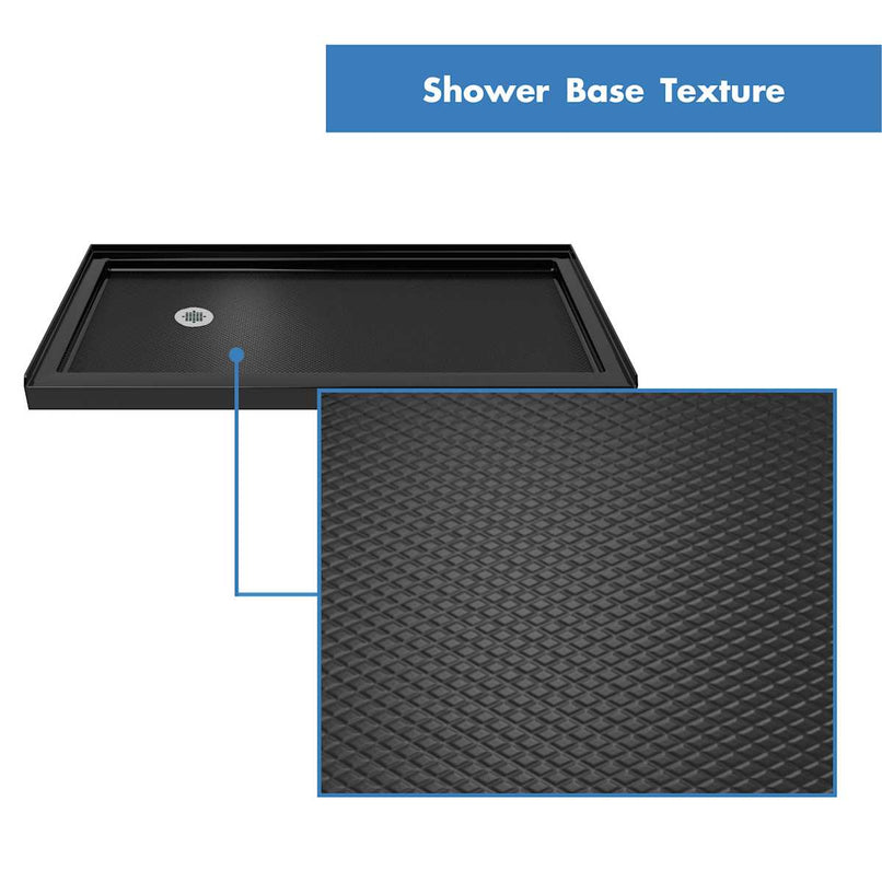 Infinity-Z 74-3/4" High x 60" Wide x 32" Deep Alcove Shower Module with Clear Sliding Shower Door, and Left Drain Base - image 9