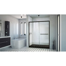 Infinity-Z 74-3/4" High x 60" Wide x 34" Deep Alcove Shower Module with Clear Sliding Shower Door, and Left Drain Base - image 2