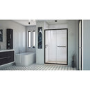 Infinity-Z 74-3/4" High x 48" Wide x 36" Deep Alcove Shower Module with Clear Sliding Shower Door, and Center Drain Base - image 2