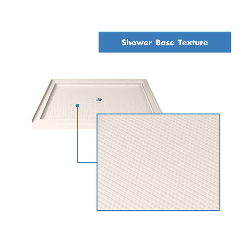 Infinity-Z 74-3/4" High x 48" Wide x 36" Deep Alcove Shower Module with Clear Sliding Shower Door, and Center Drain Base - image 9