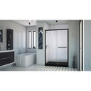 Infinity-Z 74-3/4" High x 48" Wide x 36" Deep Alcove Shower Module with Clear Sliding Shower Door, and Center Drain Base - image 2