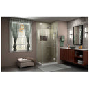 Unidoor-X 72" High x 30-3/8" Wide x 34" Deep Hinged Frameless Shower Enclosure with Clear Glass - image 13