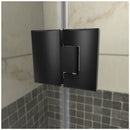 Unidoor-X 72" High x 48" Wide x 34-3/8" Deep Hinged Frameless Shower Enclosure with Clear Glass - image 18