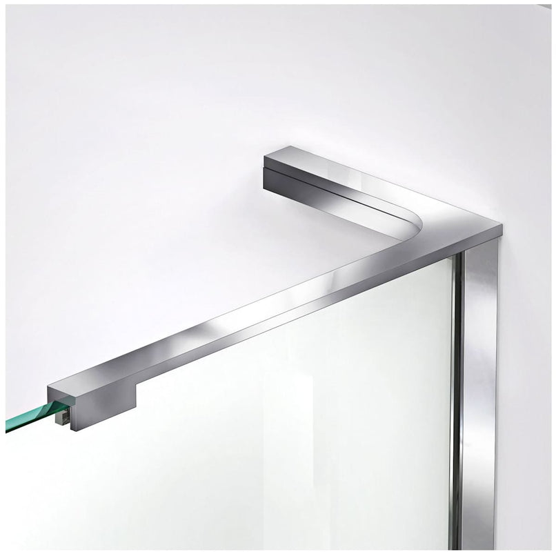 Unidoor-X 72" High x 70-1/2" Wide x 34-3/8" Deep Hinged Frameless Shower Enclosure with Clear Glass and Right Hinge - image 19