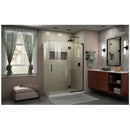 Unidoor-X 72" High x 48-3/8" Wide x 30" Deep Hinged Frameless Shower Enclosure with Clear Glass - image 15
