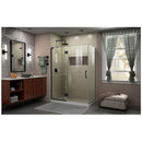 Unidoor-X 72" High x 48-3/8" Wide x 34" Deep Left Hinged Frameless Shower Enclosure with Clear Glass - image 15