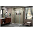 Unidoor-X 72" High x 63-1/2" Wide x 34-3/8" Deep Hinged Frameless Shower Enclosure with Clear Glass and Left Hinge - image 13