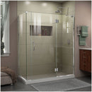 Unidoor-X 72" High x 59" Wide x 30-3/8" Deep Right Hinged Frameless Shower Enclosure with Clear Glass - image 1